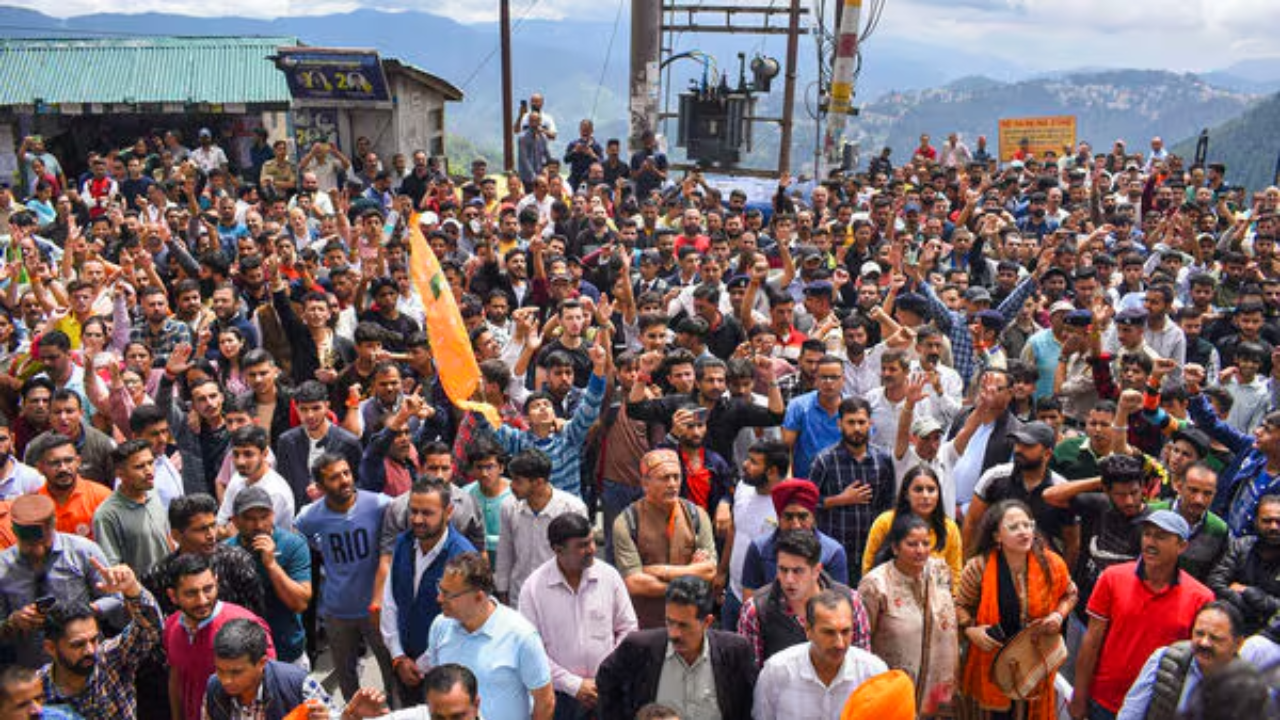 Shimla Mosque Protest