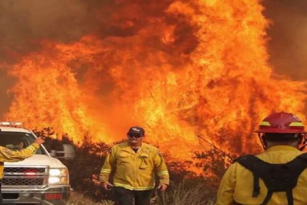 USA wildfire destruction