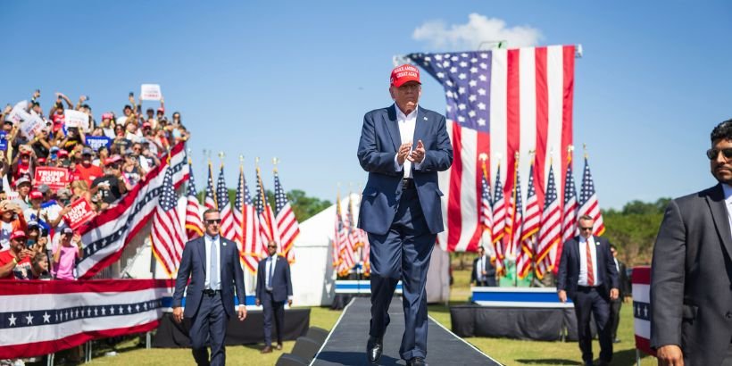 Trump softens stance