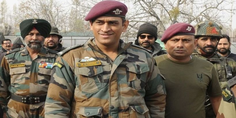 MS Dhoni Territorial Army