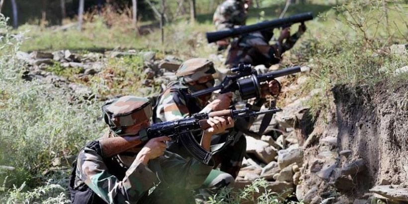 Indian Army shoots drone