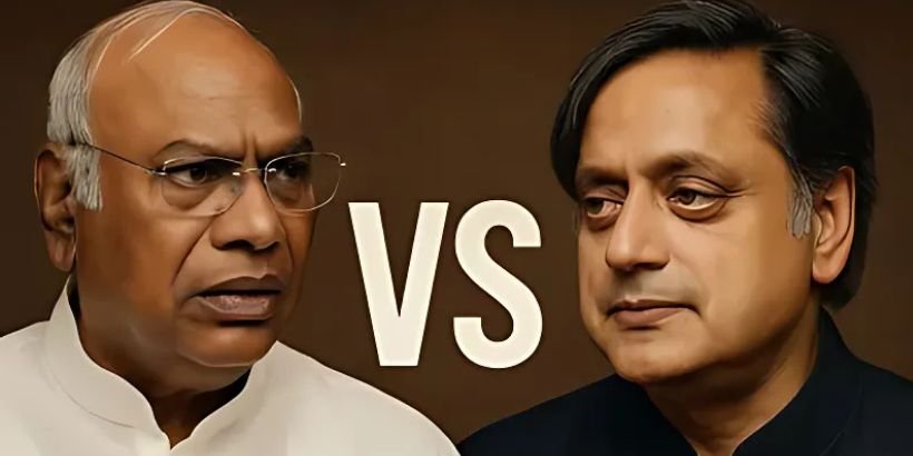 Mallikarjun Kharge slams Shashi Tharoor