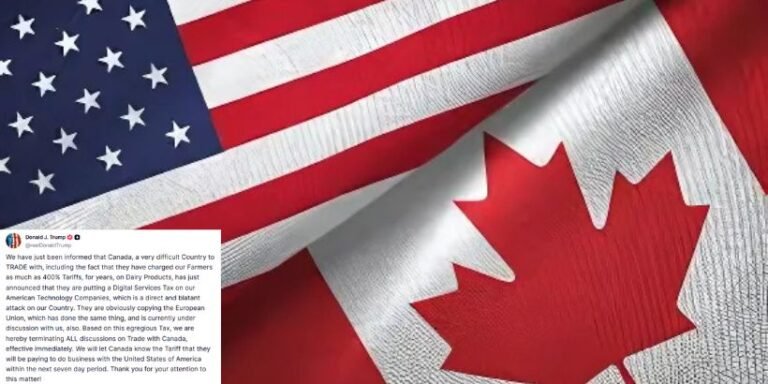 US Cuts Trade Ties with Canada Over Digital Tax