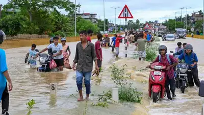 असम में बाढ़ का संकट गहराया, 5.6 लाख से अधिक लोग प्रभावित